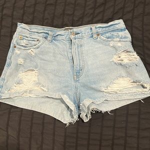 Lightly worn Abercrombie denim shorts